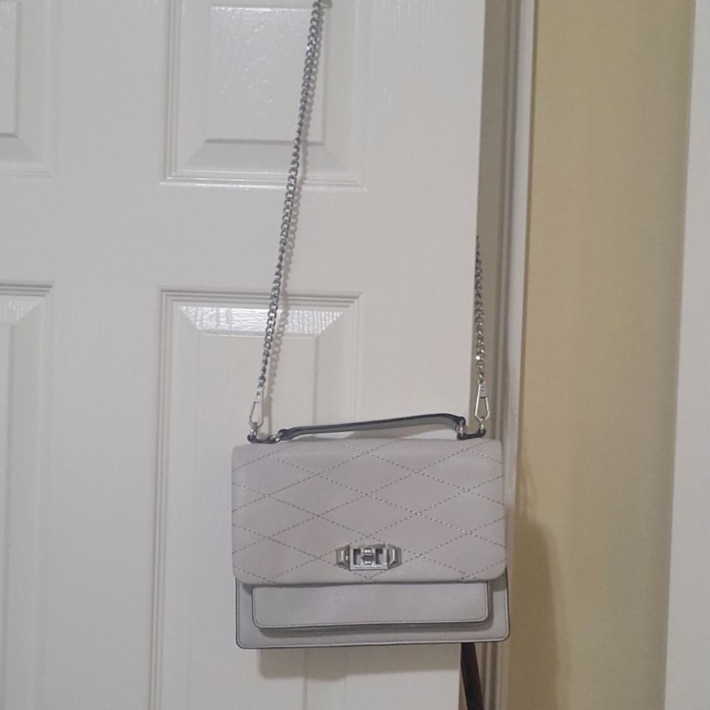 Rebecca Minkoff light grey purse